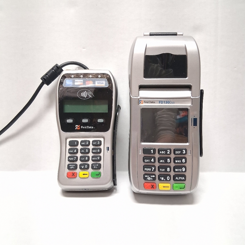 First Data Card Reader And Receipt Printer